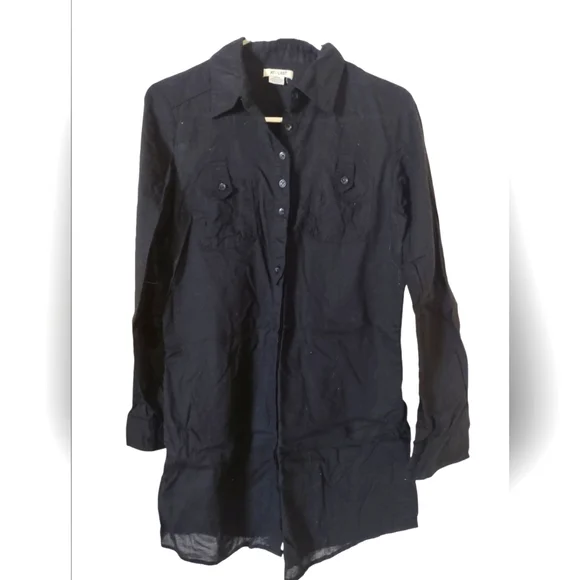 Women's At Last Shirt Dress, L - Picture 1 of 3
